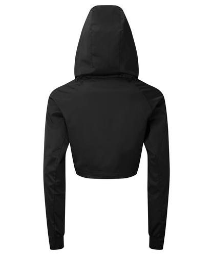 Gym Ninja Womens Cropped Hoodie