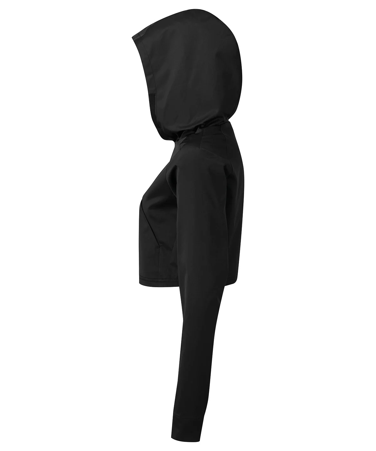 Gym Ninja Womens Cropped Hoodie